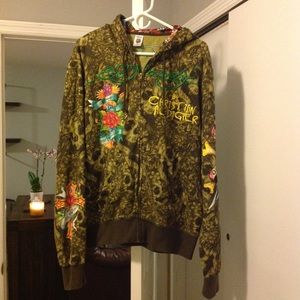 Authentic Ed Hardy by Christian Audigier hoodie